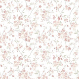Brewster Home Fashions Chesapeake Flora & Fauna Flowers Rose Wallpaper