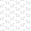 Brewster Home Fashions Yoop White Dog Wallpaper