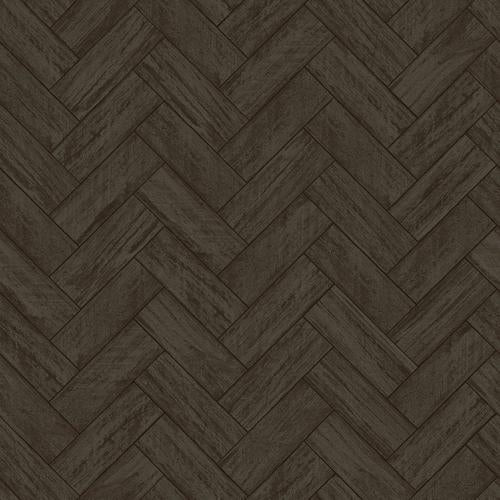 Brewster Home Fashions Chesapeake Flora & Fauna Tiles Charcoal Wallpaper