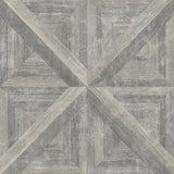 A-Street Prints Carriage House Taupe Geometric Wood Wallpaper
