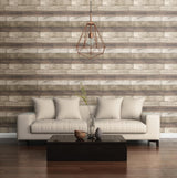 A-Street Prints Trilogy Wood Coffee Wallpaper