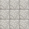 A-Street Prints Cornelius White Tin Ceiling Tile Wallpaper