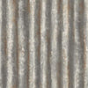 A-Street Prints Kirkland Charcoal Corrugated Metal Wallpaper