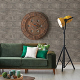 A-Street Prints Trilogy Stone Dark Grey Wallpaper