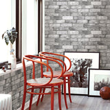 A-Street Prints Trilogy Brick Grey Wallpaper