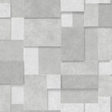 A-Street Prints Duchamp Silver Metallic Squares Wallpaper