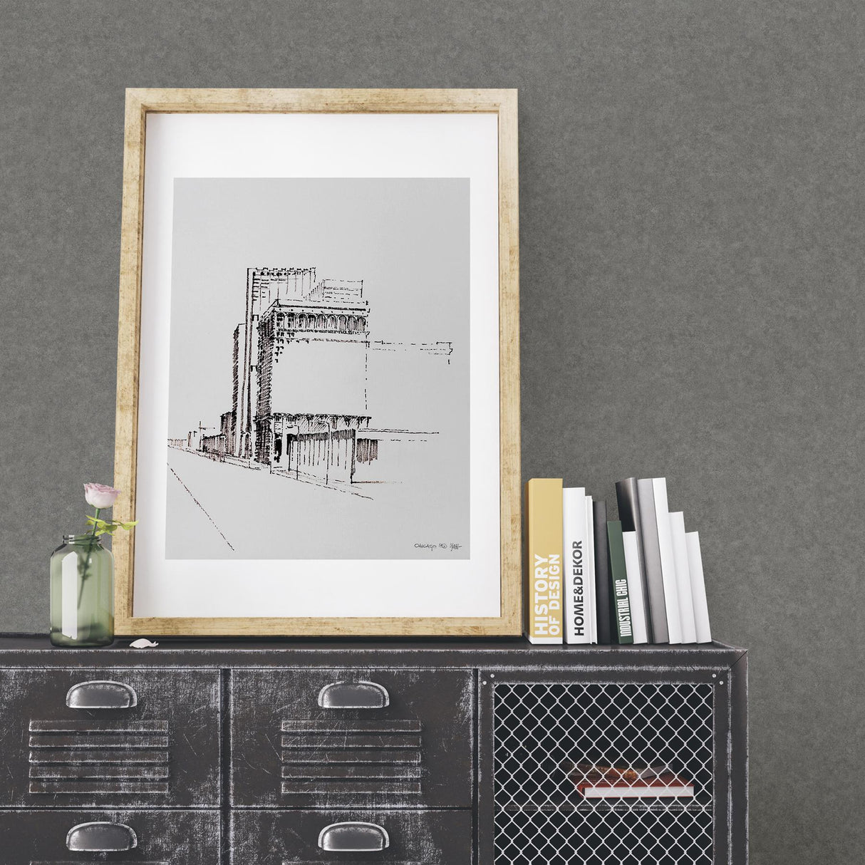 A-Street Prints Trilogy Distressed Textures Dark Grey Wallpaper