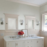 Brewster Home Fashions Crystalline Seafoam Glass Tile Wallpaper