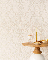 Brewster Home Fashions Eijffinger Eijffinger Web Only Damask Off-White Wallpaper