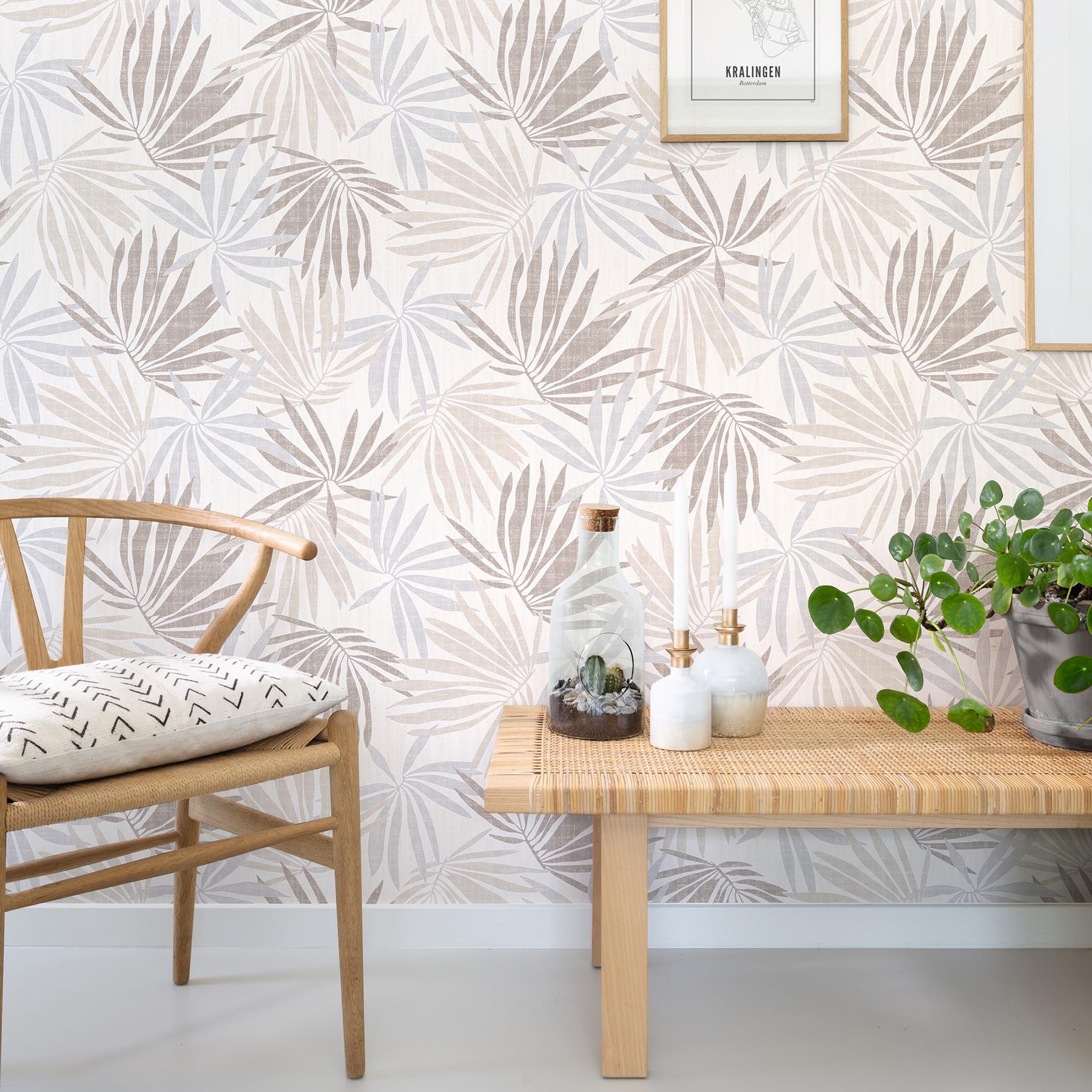 Brewster Home Fashions Flowers  Leaves Wallpaper