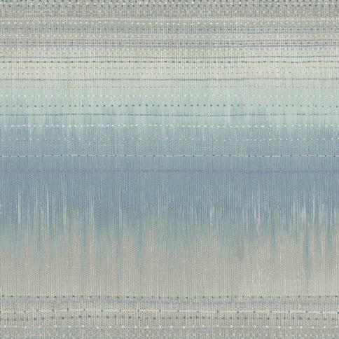 Antonina Vella Desert Textile Blue Wallpaper