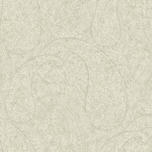 Antonina Vella Kashmir Dreams Paisley Off White Wallpaper