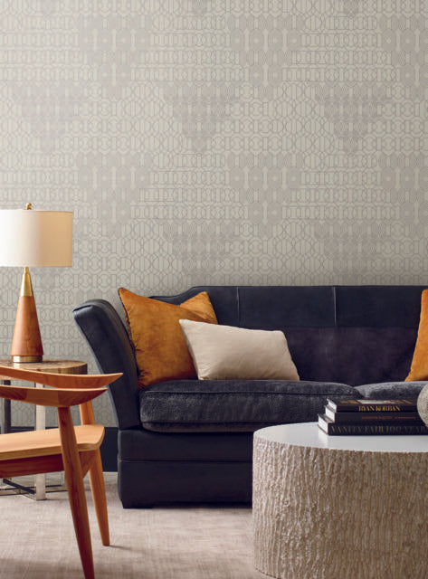 Antonina Vella Modern Chandelier Glint Wallpaper