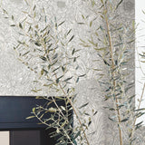 York Wood Block Blooms Cream Wallpaper