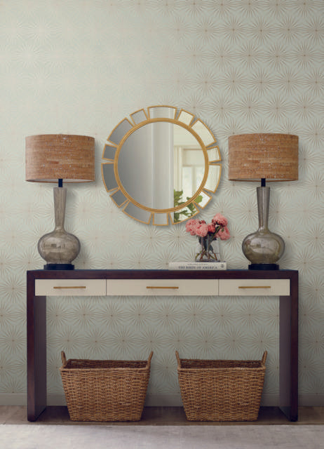 Antonina Vella Starlight Gray/Glint Wallpaper