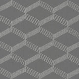 Antonina Vella Palisades Paperweave Grey & White Wallpaper