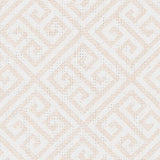 York Grecian Geometric Pearl & White Wallpaper