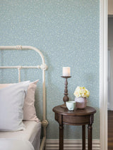 A-Street Prints Hummelvik Blue Daisy Trail Wallpaper