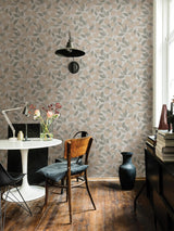 A-Street Prints Lemona Grey Fruit Tree Wallpaper
