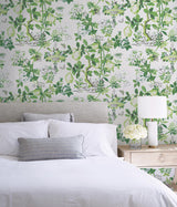 Brewster Home Fashions Scalamandre Scalamandre Nuwallpaper Flowers Verdance Wallpaper