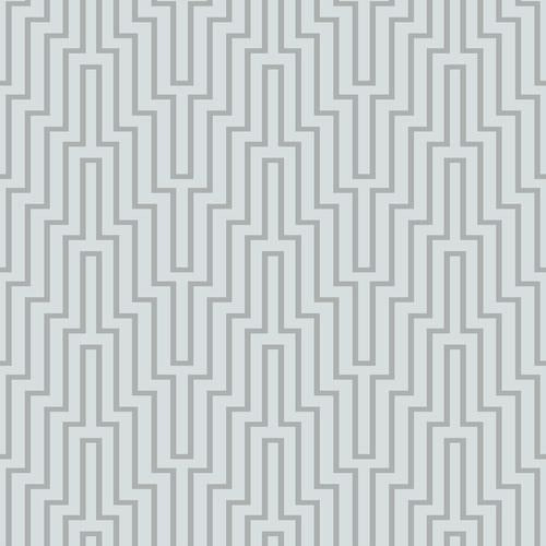 Brewster Home Fashions Scott Living Scott Living Nuwallpaper Geometrics Sky Blue Wallpaper