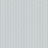 Brewster Home Fashions Scott Living Scott Living Nuwallpaper Geometrics Sky Blue Wallpaper