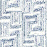 Brewster Home Fashions Scott Living Scott Living Nuwallpaper Geometrics Blue Wallpaper