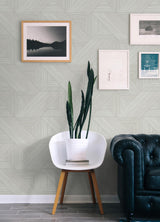 Brewster Home Fashions Scott Living Scott Living Nuwallpaper Geometrics Cream Wallpaper