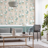 Brewster Home Fashions Fine Decor Medley Krasner Neutral Wallpaper