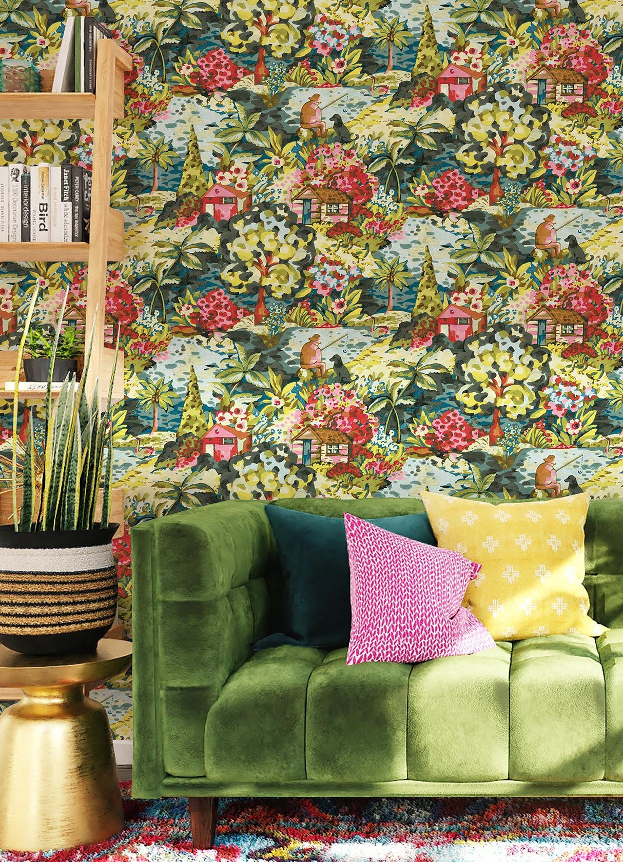 Brewster Home Fashions Caroline Et Bettina Caroline Et Bettina Nuwallpaper Flowers Multi Wallpaper