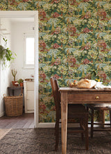 Brewster Home Fashions Caroline Et Bettina Caroline Et Bettina Nuwallpaper Flowers Spice Wallpaper