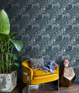 Brewster Home Fashions Pip & Lo Pip & Lo Nuwallpaper Novelty Blues Wallpaper