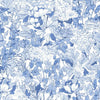 Brewster Home Fashions Blue Toile Foliage Peel & Stick Wallpaper