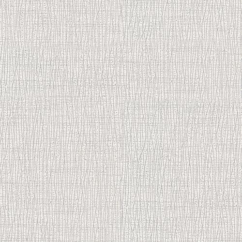 Brewster Home Fashions Warner Warner Xi Naturals & Grasscloths Distressed Textures Light Grey Wallpaper