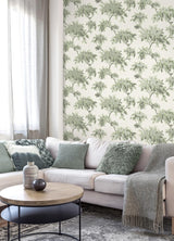 Brewster Home Fashions Brewster Archive Collection Trees Sage Wallpaper
