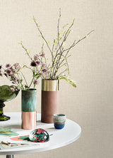 Brewster Home Fashions Brewster Archive Collection Texture Pattern Beige Wallpaper