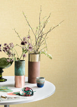 Brewster Home Fashions Brewster Archive Collection Texture Pattern Mustard Wallpaper