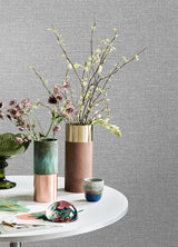 Brewster Home Fashions Brewster Archive Collection Texture Pattern Dark Grey Wallpaper