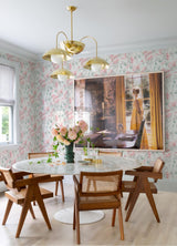 A-Street Prints Mariell Pink Dragonfly Wallpaper