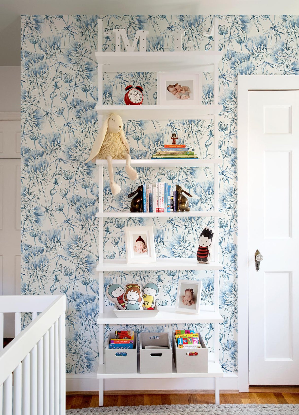 A-Street Prints Mariell Blue Dragonfly Wallpaper