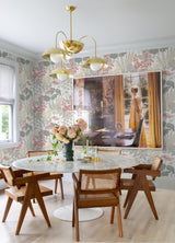 A-Street Prints Brie Pink Forest Flowers Wallpaper