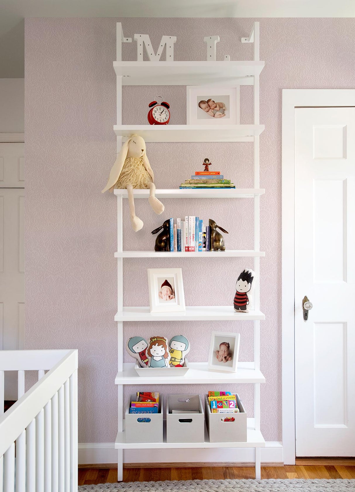 A-Street Prints Daylight Damask Pink Wallpaper