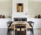 Brewster Home Fashions Lili Whittwhitt Lisa Love Nuwallpaper Geometrics Peach Wallpaper