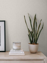Seabrook Capsule Geometric Linen Wallpaper