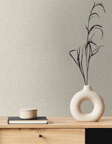 Seabrook Capsule Geometric Ivory Wallpaper