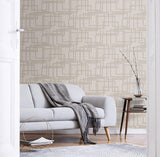 Seabrook Bauhaus Cityscape Laurent Grey Wallpaper