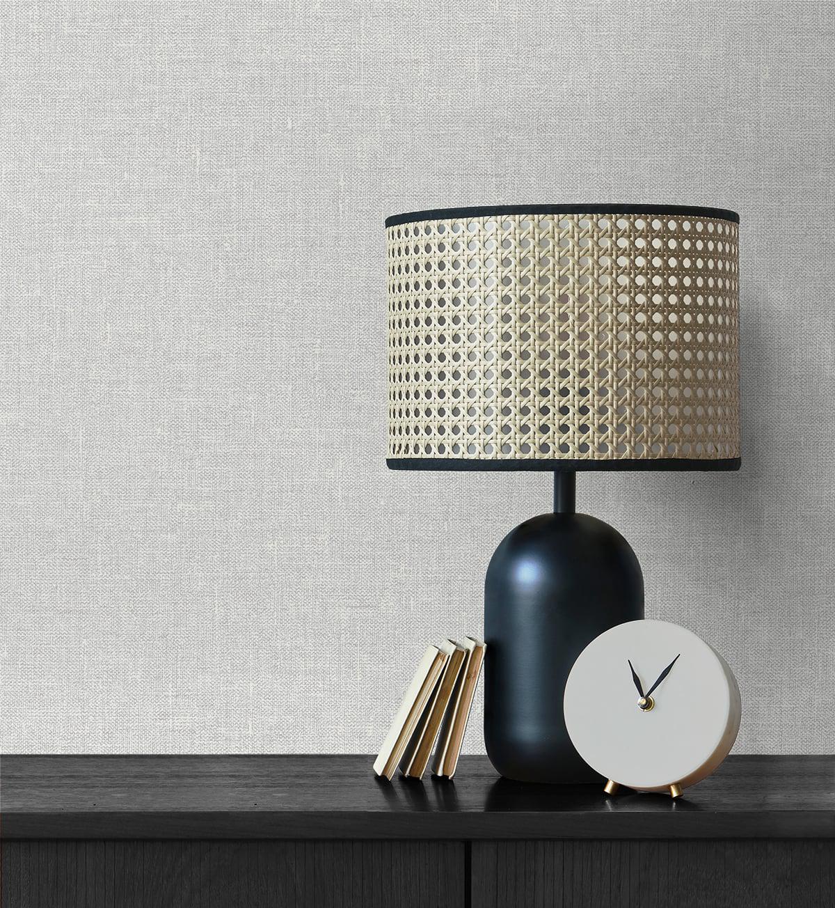 Seabrook Soft Linen Cool Linen Wallpaper