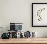 Seabrook Soft Linen Chamomile Wallpaper