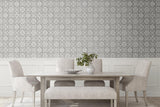 Seabrook Augustine Pewter & Stone Wallpaper