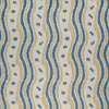 Lee Jofa Ikat Stripe Blue/Yellow Fabric